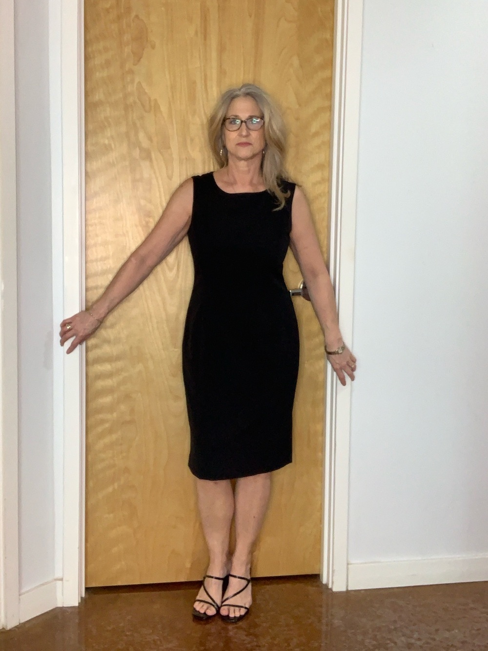 Kasper Black Sleeveless Dress size 10